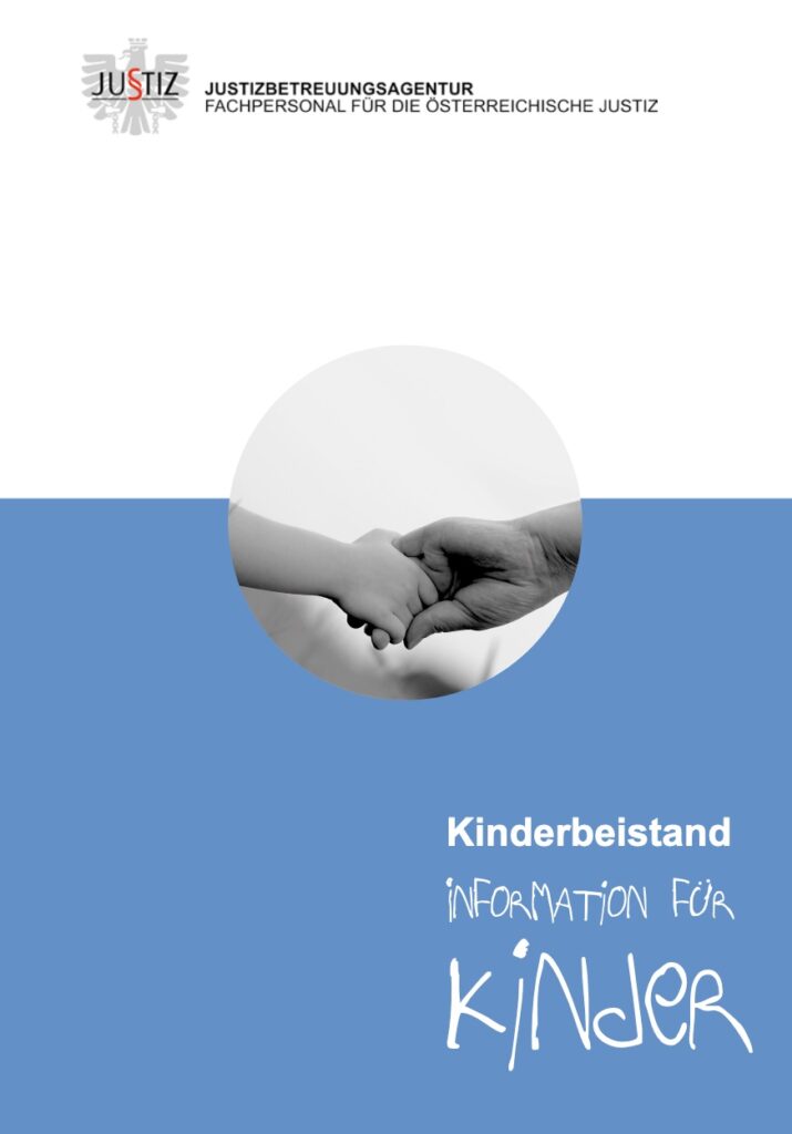 Vorschau Folder Kinderbeistand Informationen für Kinder