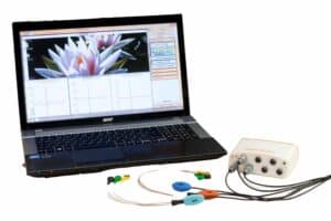 Foto des Biofeedback Gerätes "Neuromaster" von Insight Instruments